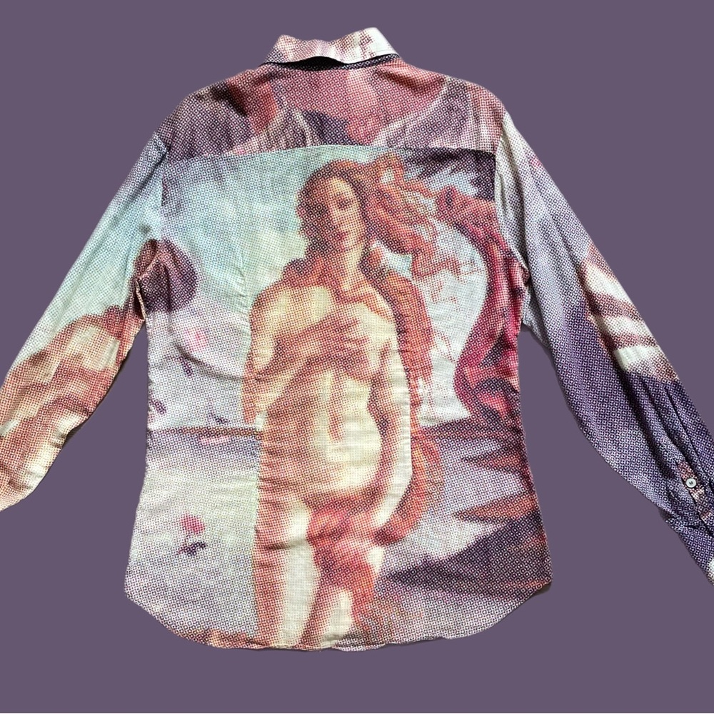 🐚  Rare 1990's D&G by Dolce & Gabbana ✨ Botticelli Birth of Venus Shirt 🐚🦪